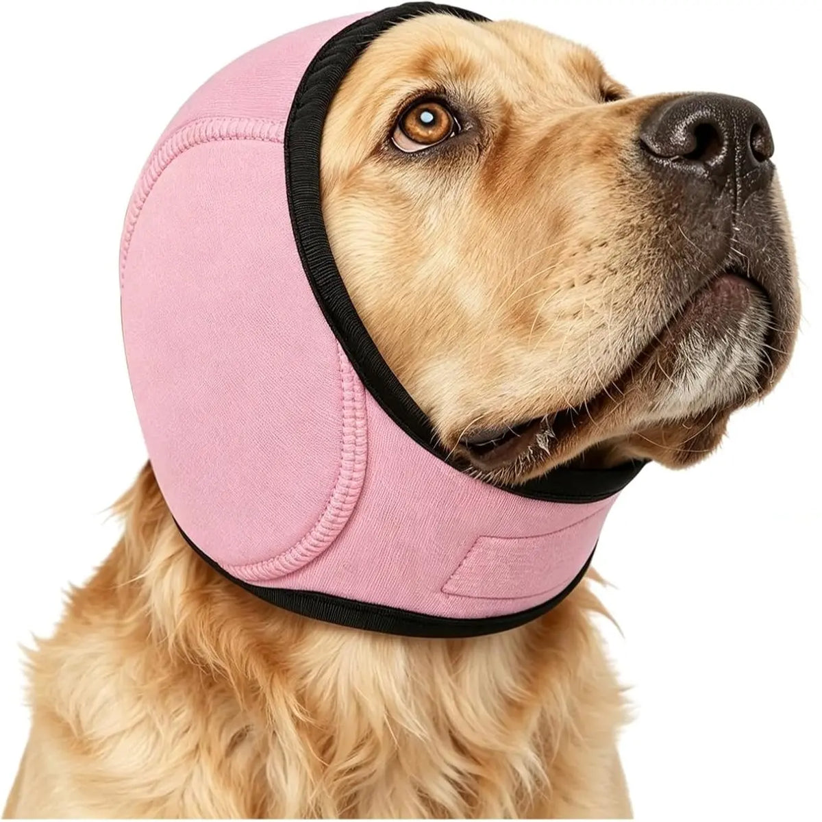 Noise-Canceling Ear Wrap for Dogs - Comfortable Calming Hoodie for Fireworks, Thunder, and Vacuum Noise Protection, Adjustable for Grooming, Bathing, and Swimming - Ideal Gift for Your Dog