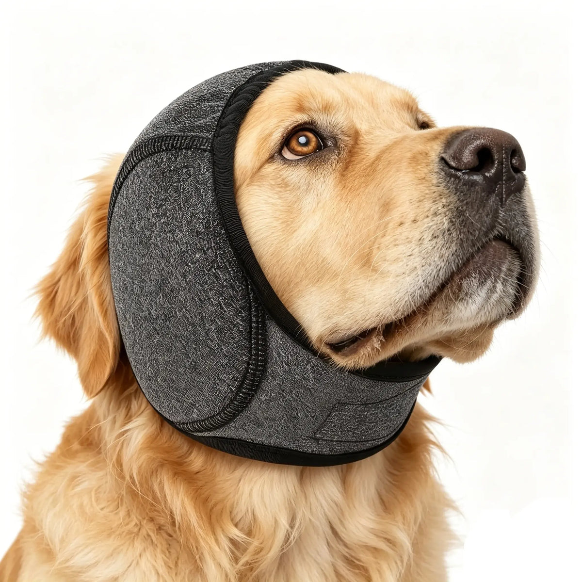 Noise-Canceling Ear Wrap for Dogs - Comfortable Calming Hoodie for Fireworks, Thunder, and Vacuum Noise Protection, Adjustable for Grooming, Bathing, and Swimming - Ideal Gift for Your Dog
